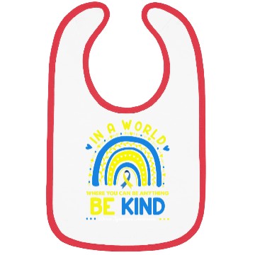 Discover Be Kind Down syndrome Awareness October Teacher Bibs