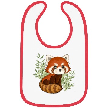 Discover Red Panda In Nature Bibs