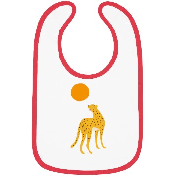 Discover Roaring Leopard And Sun Bibs