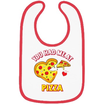 Discover Pizza Lover Bibs