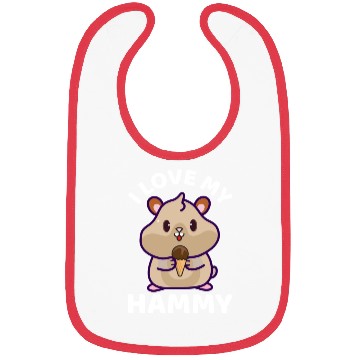 Discover I Love My Hammy 1 Bibs