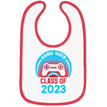 Discover Funny Game Over Class Of 2023 Bibs Students