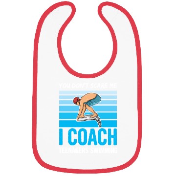 Discover Swimming Design For A Swim Coach Bibs