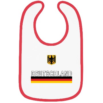 Discover Deutschland Flag And Emblem Germany Bibs