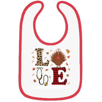 Discover Emergency Department Thanksgiving Outfit Bibs