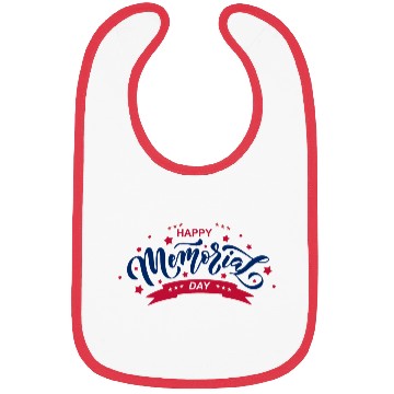 Discover HAPPY MEMORIAL DAY Bibs
