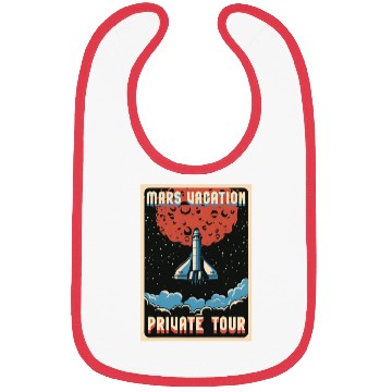 Discover Mars vacation private Tour Bibs, Bibs, bags