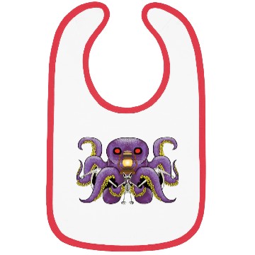 Discover Scary sea monster and spooky bat Bibs