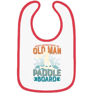 Discover Never Underestimate An Old Man With A Paddle Board Bibs