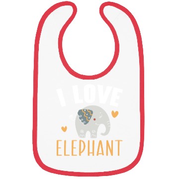 Discover Elephant Lover Wildlife Animal Zoo Zookeeper Bibs