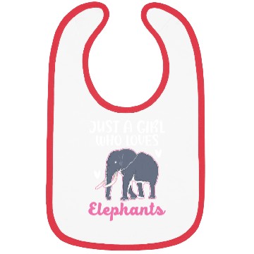 Discover Elephant Lover Wildlife Animal Zoo Zookeeper Bibs