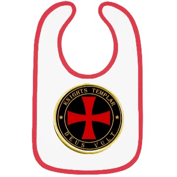 Discover Knights Templar Deus Vult Bibs