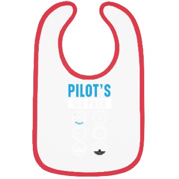 Discover Airplane Plane Pilot Aviator Sky Flight Instructor Bibs