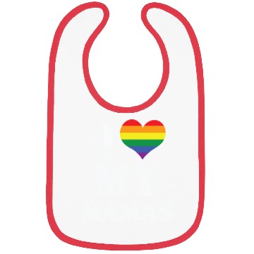 Discover I love my mamas LGBT Pride Bibs