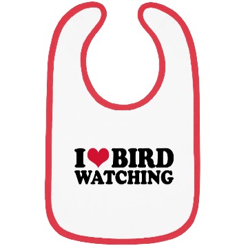 Discover Ornithology Birdwatching I Love Bird Watching Bibs