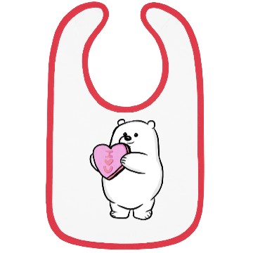 Discover Valentine s Day Polar Bear Bibs