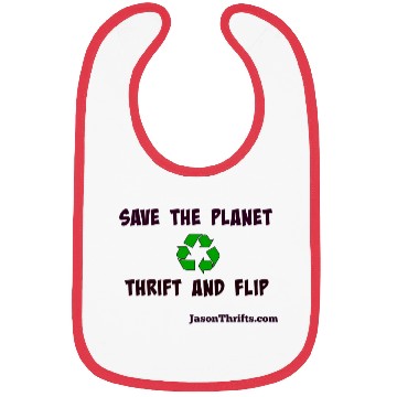 Discover Save The Planet Thrift And Flip Light Colors Bibs