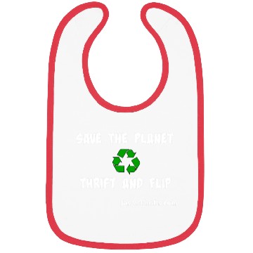 Discover Save The Planet Thrift And Flip Dark Colors Bibs