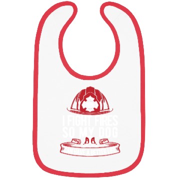 Discover Firefighter Thin Red Line Dog Bibs