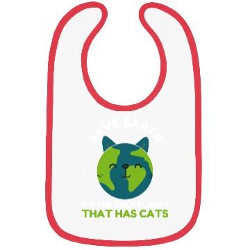 Discover World Earth Day Anniversary Cat Lover Bibs