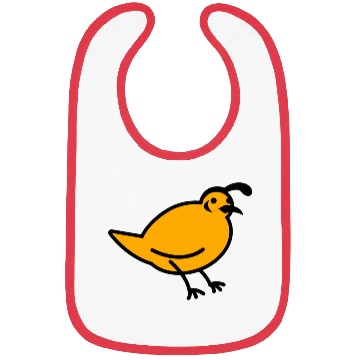 Discover a quail bird Bibs