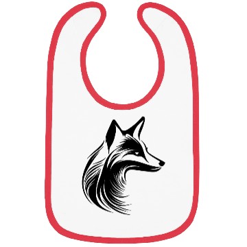 Discover Beautiful Tattoo Fox Portrait Bibs