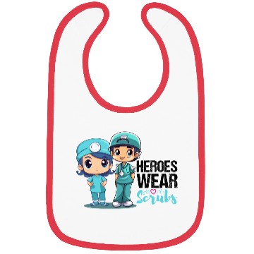 Discover Heroes wear scrubs Bibs