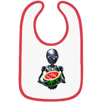 Discover Watermelon for the robot Bibs