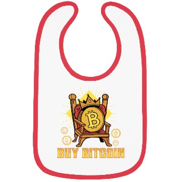 Discover Buy Bitcoin funny Bibs