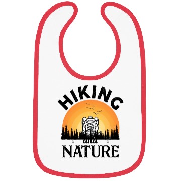 Discover Hiking and nature funny Bibs