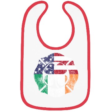 Discover St Patricks Day Firefighter Irish American Flag Bibs