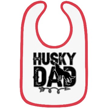 Discover Husky Dad Bibs, Cute dad Bibs for father