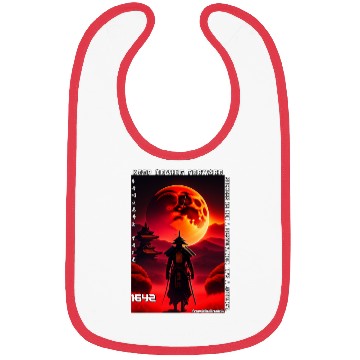 Discover Samurai Warrior Art Bibs