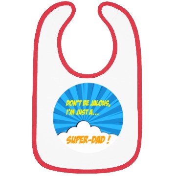 Discover Super-dad super-hero Best dad Father's day Comics Bibs