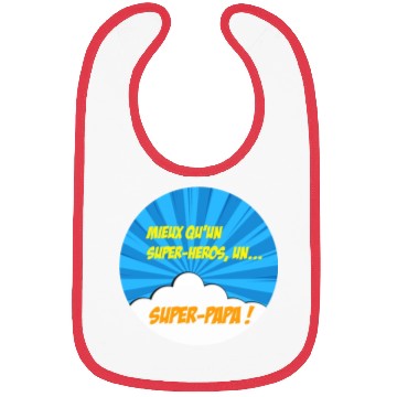 Discover Super-dad super-hero Best dad Father's day Comics Bibs