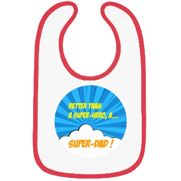 Discover Super-dad super-hero Best dad Father's day Comics Bibs