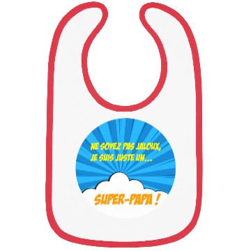 Discover Super-dad super-hero Best dad Father's day Comics Bibs