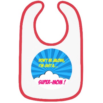 Discover Super-mom super-hero. Best mom Mother's day Comics Bibs