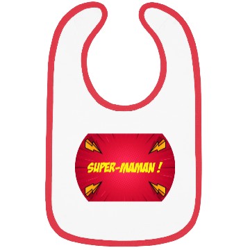 Discover Super-mom super-hero. Best mom Mother's day Comics Bibs