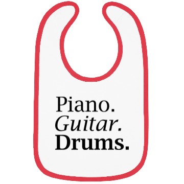 Discover Piano. Guitar. Drums. Bibs