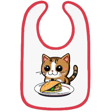 Discover Cute Cat and Taco: A Playful Combination for Your Bibs