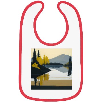 Discover "Tranquil Views" - Minimalist landscape design Bibs