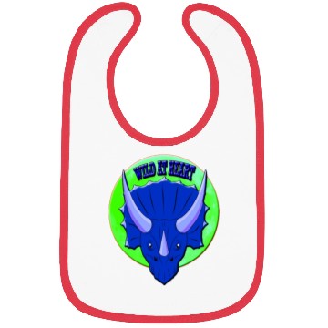 Discover Wild At Heart- Triceratops Bibs