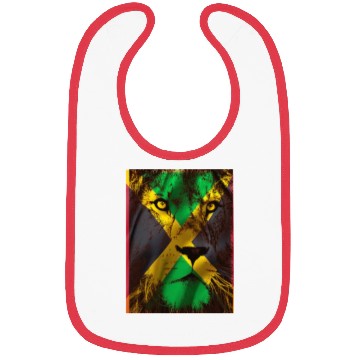 Discover Jamaica Flag with Lion Bibs