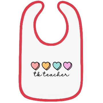Discover Transitional Kindergarten Teacher Cute Hearts Tk T Bibs