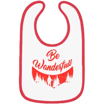 Discover Wanderlust Be Wanderfull Mountain Fan Hiking Bibs