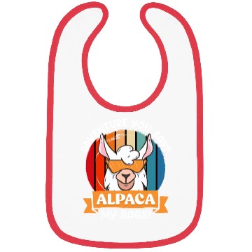 Discover Alpaca my Bags funny Mountaineer Mountain fan Bibs