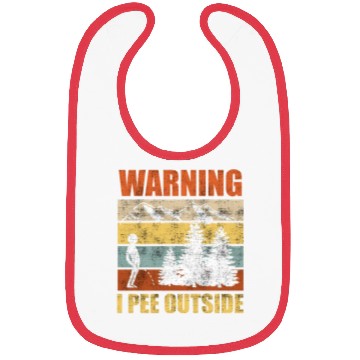 Discover Wanderlust funny I love peeing outside Bibs