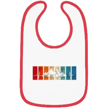 Discover Mountaineering Summit Hiker Mountain love Bibs