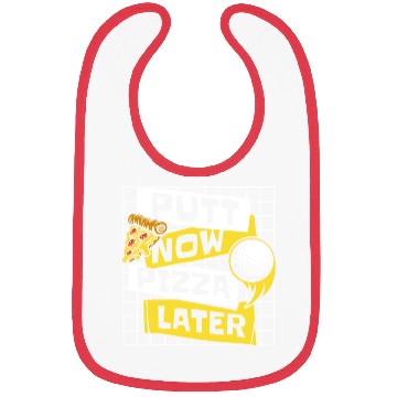 Discover Putt Now Pizza Later Golfing Legend Player Pro Bibs